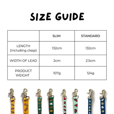 Black Gingham Dog Lead