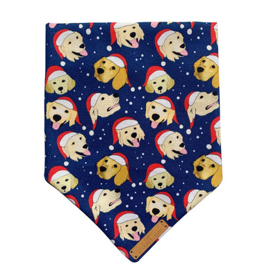 GOLD RUSH Christmas Goldie Bandana - Navy