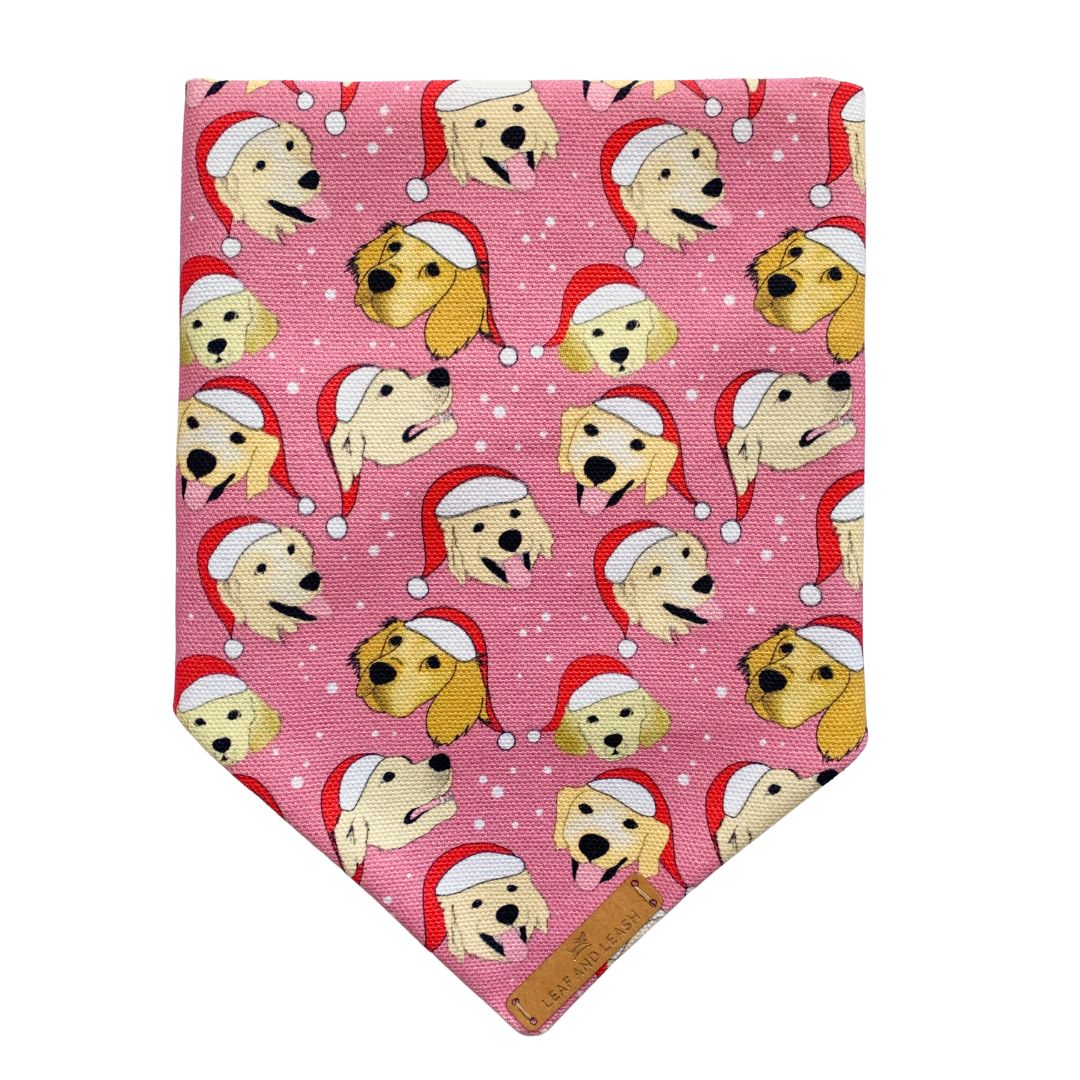 GOLD RUSH Christmas Goldie Bandana - Pink