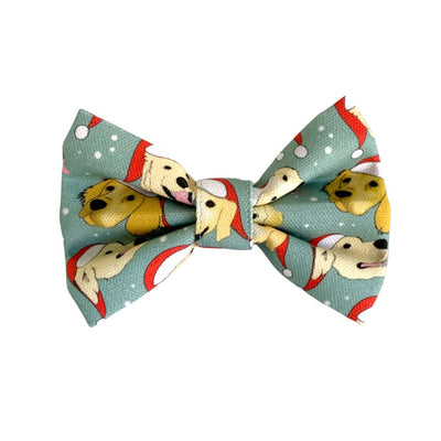 CHRISTMAS Goldie Bow Tie - Sage Green