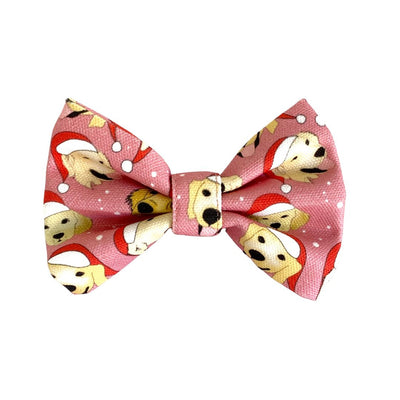 CHRISTMAS Goldie Bow Tie - Pink