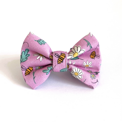 Bee Days Dog Bow Tie