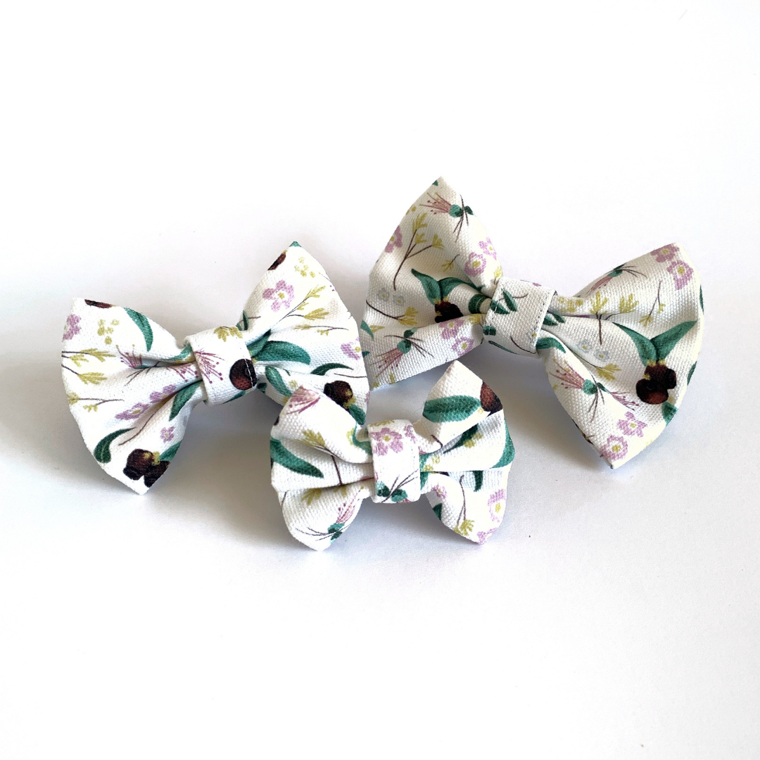Gumnuts About You Dog Bow Tie