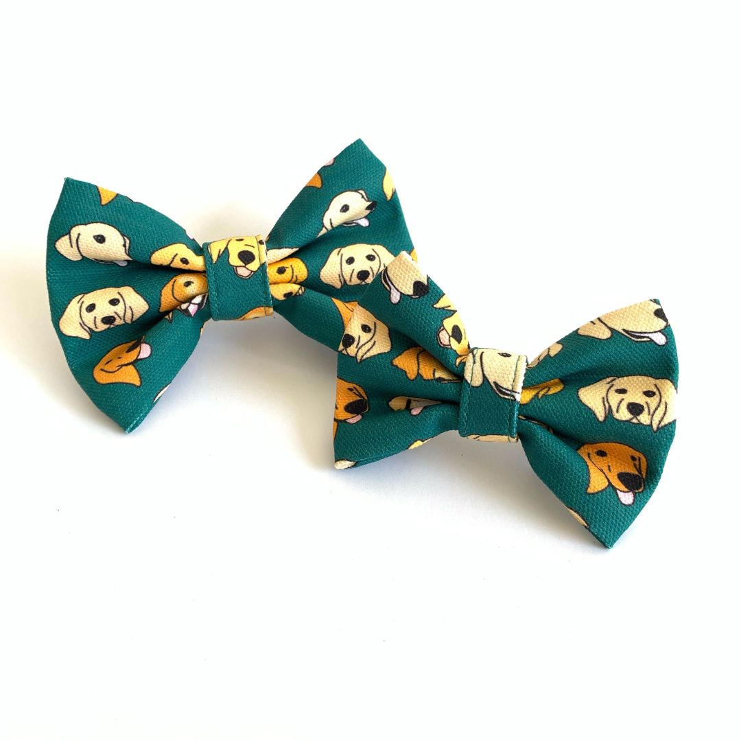 GOLD RUSH Goldie Bow Tie - Green
