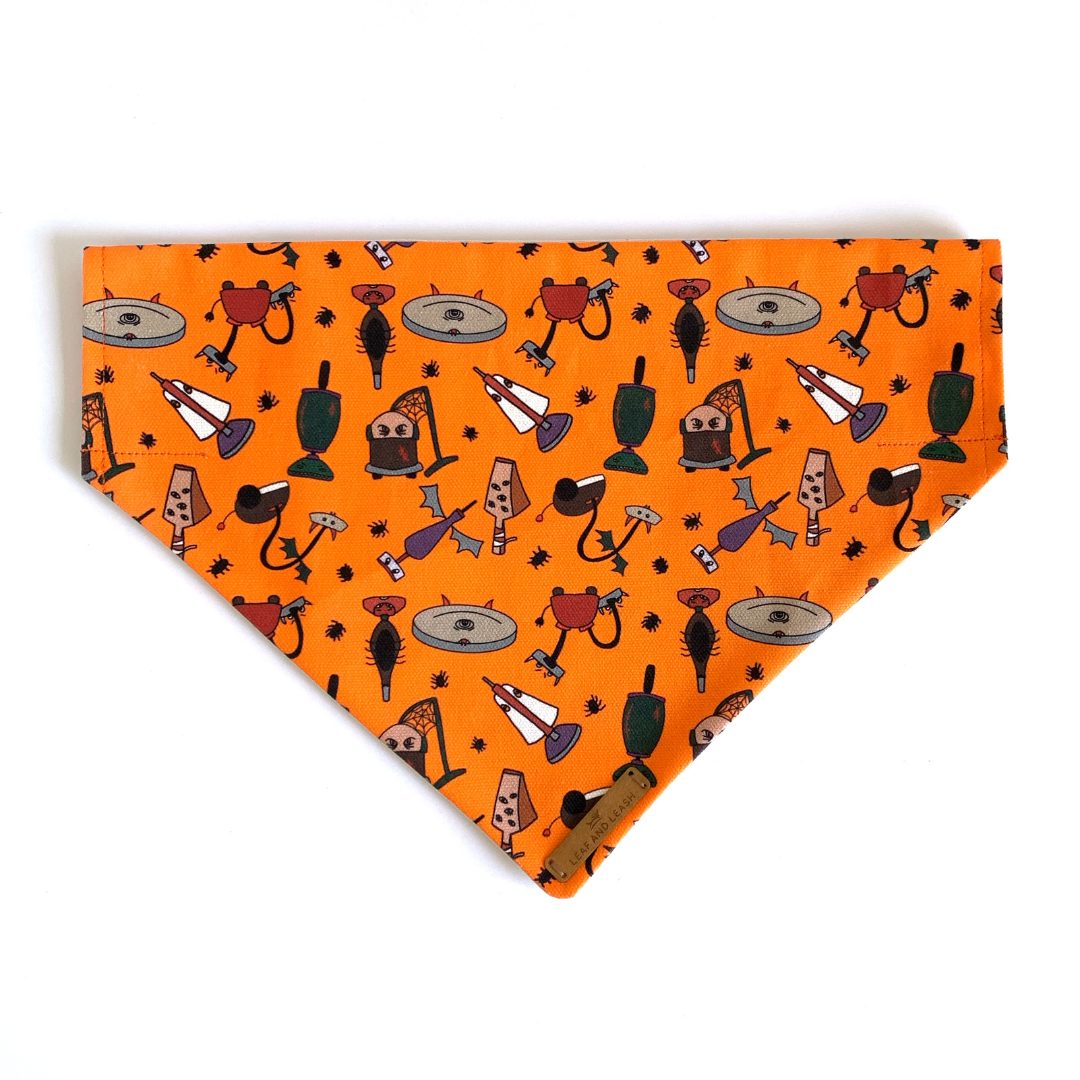 Vacuum Screamers Halloween Dog Bandana