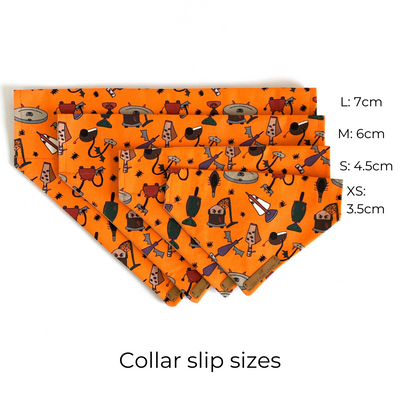 Vacuum Screamers Halloween Dog Bandana